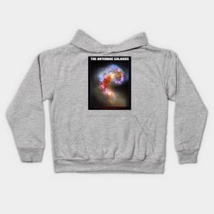 Antennae Galaxies Kids Hoodie